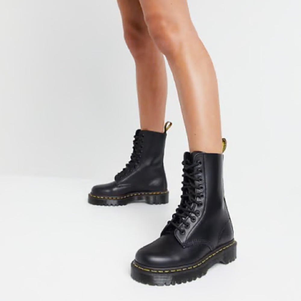 Dr. Martens Black Combat Boots